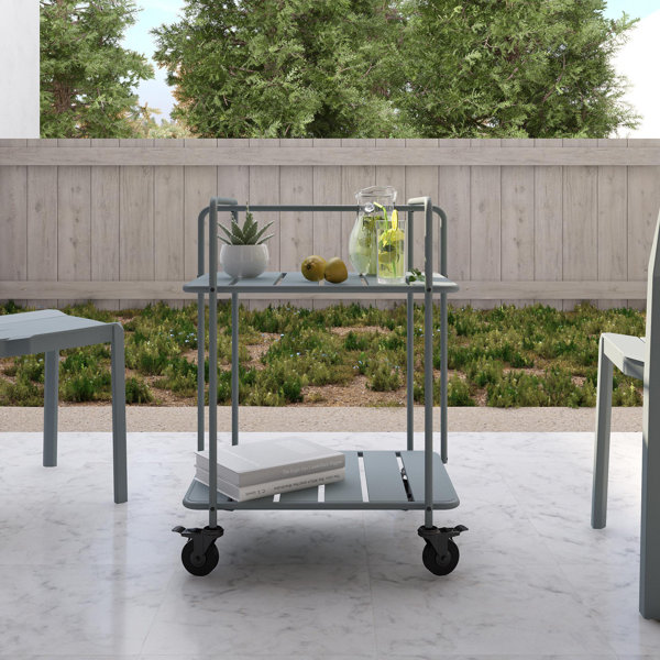 Novogratz Penelope Bar Serving Cart & Reviews Wayfair